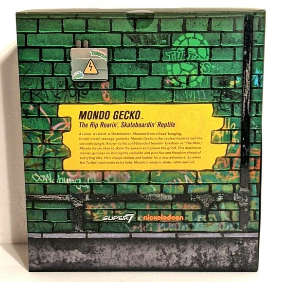 Super7 Ultimates Mondo Gecko TMNT Teenage Mutant Ninja Turtles 6" Action Figure - Picture 5 of 10